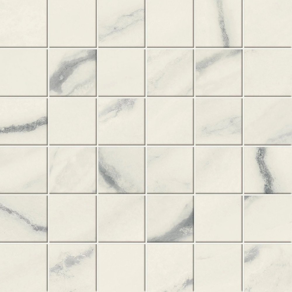 Forte Dei Marmi Panda White Mosaic Lap  30×30